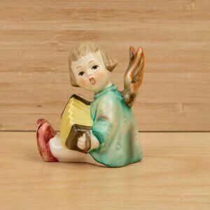 Vintage GOEBEL M J Hummel "Angel with Accordion" Porcelain Figurine